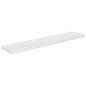 vidaXL Estante flotante de pared blanco brillante MDF 120x23,5x3,8 cm vidaXL Estante flotante de pared blanco brillante MDF 120x23,5x3,8 cm