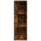 vidaXL Mueble esquina madera contrachapada roble ahumado 33x33x100 cm vidaXL Mueble esquina madera contrachapada roble ahumado 33x33x100 cm