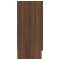 vidaXL Vitrina madera contrachapada roble marrón 120x30,5x70 cm vidaXL Vitrina madera contrachapada roble marrón 120x30,5x70 cm