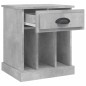 vidaXL Mesitas de noche 2 unidades gris hormigón 43x36x50 cm vidaXL Mesitas de noche 2 unidades gris hormigón 43x36x50 cm