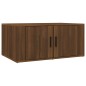 vidaXL Mesa de centro madera contrachapada roble marrón 80x50x36 cm vidaXL Mesa de centro madera contrachapada roble marrón 80x50x36 cm