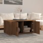 vidaXL Mesa de centro madera contrachapada roble marrón 80x50x36 cm vidaXL Mesa de centro madera contrachapada roble marrón 80x50x36 cm