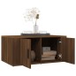 vidaXL Mesa de centro madera contrachapada roble marrón 80x50x36 cm vidaXL Mesa de centro madera contrachapada roble marrón 80x50x36 cm