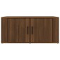 vidaXL Mesa de centro madera contrachapada roble marrón 80x50x36 cm vidaXL Mesa de centro madera contrachapada roble marrón 80x50x36 cm