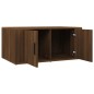vidaXL Mesa de centro madera contrachapada roble marrón 80x50x36 cm vidaXL Mesa de centro madera contrachapada roble marrón 80x50x36 cm