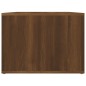 vidaXL Mesa de centro madera contrachapada roble marrón 80x50x36 cm vidaXL Mesa de centro madera contrachapada roble marrón 80x50x36 cm