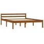 vidaXL Estructura de cama madera maciza pino marrón miel 120x200 cm vidaXL Estructura de cama madera maciza pino marrón miel 120x200 cm