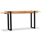 vidaXL Mesa consola de madera maciza reciclada ajustable vidaXL Mesa consola de madera maciza reciclada ajustable
