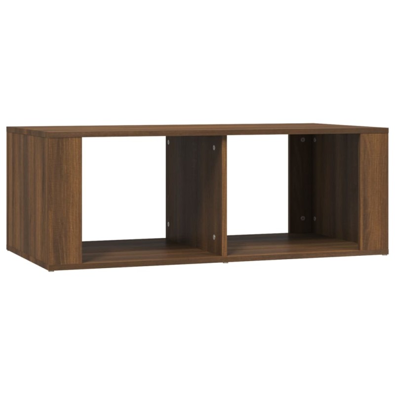 vidaXL Mesa de centro madera contrachapada roble marrón 100x50x36 cm vidaXL Mesa de centro madera contrachapada roble marrón 100x50x36 cm