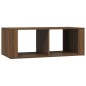 vidaXL Mesa de centro madera contrachapada roble marrón 100x50x36 cm vidaXL Mesa de centro madera contrachapada roble marrón 100x50x36 cm