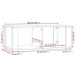 vidaXL Mesa de centro madera contrachapada roble marrón 100x50x36 cm vidaXL Mesa de centro madera contrachapada roble marrón 100x50x36 cm