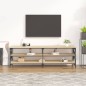 vidaXL Mueble de TV madera contrachapada roble Sonoma 160x40x50 cm vidaXL Mueble de TV madera contrachapada roble Sonoma 160x40x50 cm