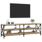 vidaXL Mueble de TV madera contrachapada roble Sonoma 160x40x50 cm vidaXL Mueble de TV madera contrachapada roble Sonoma 160x40x50 cm