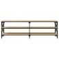 vidaXL Mueble de TV madera contrachapada roble Sonoma 160x40x50 cm vidaXL Mueble de TV madera contrachapada roble Sonoma 160x40x50 cm