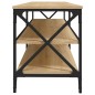vidaXL Mueble de TV madera contrachapada roble Sonoma 160x40x50 cm vidaXL Mueble de TV madera contrachapada roble Sonoma 160x40x50 cm