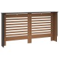 vidaXL Cubierta para radiador MDF negro 152x19x81,5 cm vidaXL Cubierta para radiador MDF negro 152x19x81,5 cm