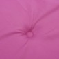 vidaXL Cojines para sillas con respaldo alto 4 uds tela rosa