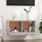 vidaXL Armario de pared madera contrachapada gris Sonoma 80x35x36,5 cm vidaXL Armario de pared madera contrachapada gris Sonoma 80x35x36,5 cm