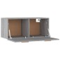 vidaXL Armario de pared madera contrachapada gris Sonoma 80x35x36,5 cm vidaXL Armario de pared madera contrachapada gris Sonoma 80x35x36,5 cm