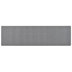vidaXL Alfombra de pasillo gris oscuro 80x300 cm