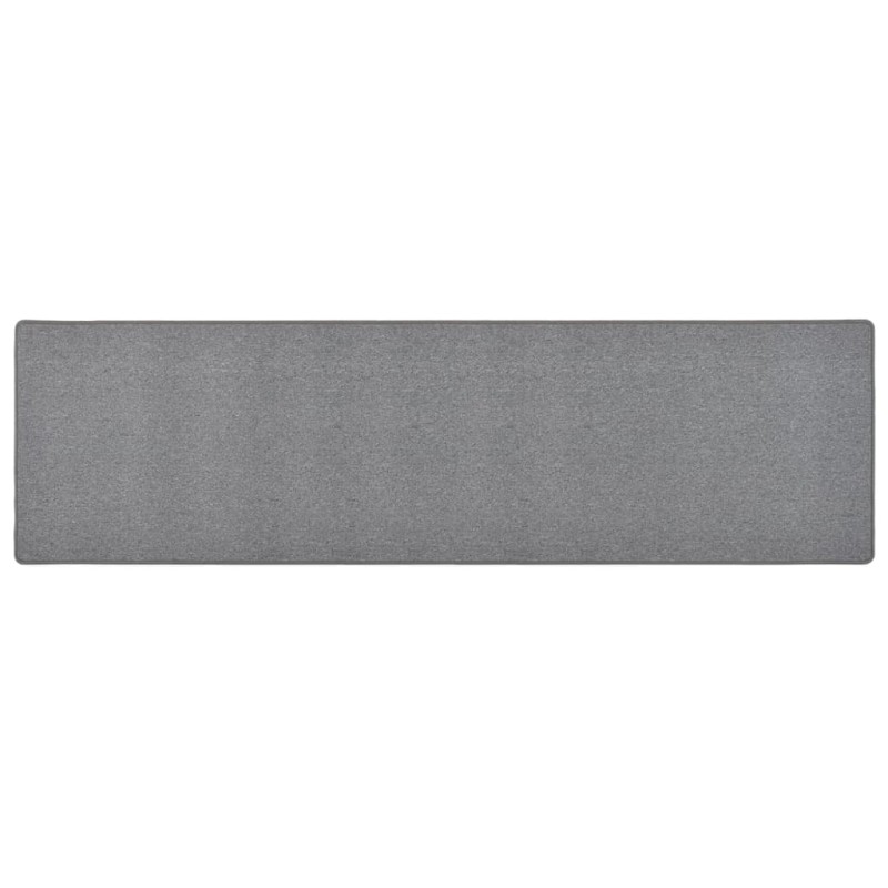 vidaXL Alfombra de pasillo gris oscuro 80x300 cm vidaXL Alfombra de pasillo gris oscuro 80x300 cm