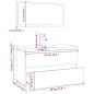 vidaXL Set de muebles de baño madera contrachapada gris Sonoma vidaXL Set de muebles de baño madera contrachapada gris Sonoma