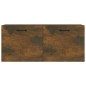 vidaXL Armario pared madera contrachapada roble ahumado 80x35x36,5 cm vidaXL Armario pared madera contrachapada roble ahumado 80x35x36,5 cm