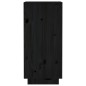 vidaXL Aparador 2 uds madera maciza de pino negro 31,5x34x75 cm vidaXL Aparador 2 uds madera maciza de pino negro 31,5x34x75 cm