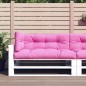 vidaXL Cojines para palés 3 piezas tela rosa vidaXL Cojines para palés 3 piezas tela rosa