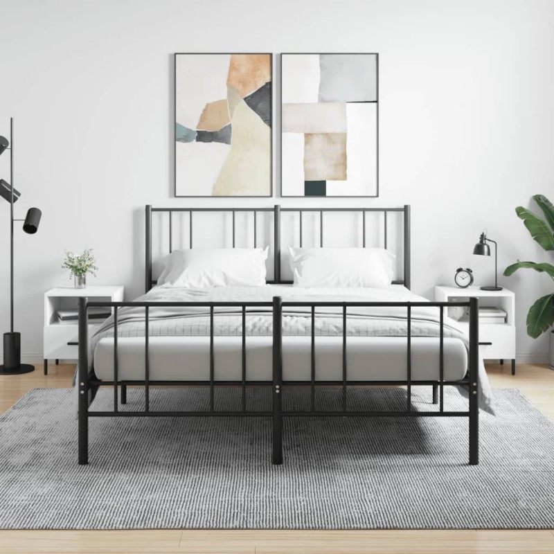 vidaXL Mesitas de noche 2 uds madera ingeniería blanco 40x35x47,5 cm vidaXL Mesitas de noche 2 uds madera ingeniería blanco 40x35x47,5 cm