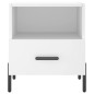 vidaXL Mesitas de noche 2 uds madera ingeniería blanco 40x35x47,5 cm vidaXL Mesitas de noche 2 uds madera ingeniería blanco 40x35x47,5 cm