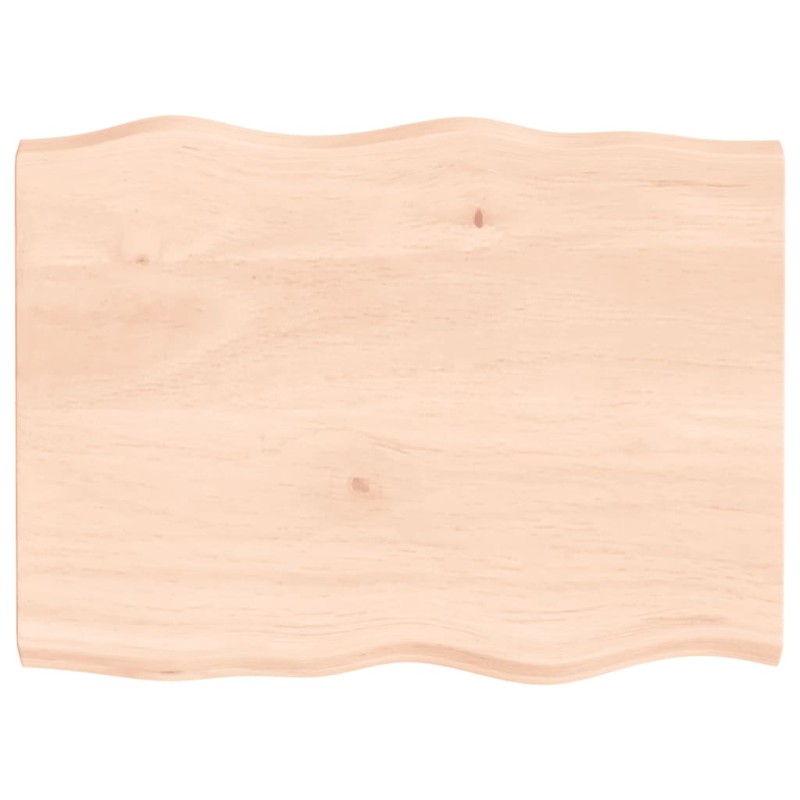 vidaXL Tablero de mesa madera maciza borde natural 80x60x(2-4) cm vidaXL Tablero de mesa madera maciza borde natural 80x60x(2-4) cm