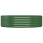 vidaXL Jardinera arriate acero recubrimiento polvo verde 140x140x36 cm vidaXL Jardinera arriate acero recubrimiento polvo verde 140x140x36 cm