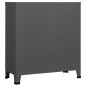 vidaXL Baúl de almacenaje industrial acero antracita 90x40x100 cm vidaXL Baúl de almacenaje industrial acero antracita 90x40x100 cm