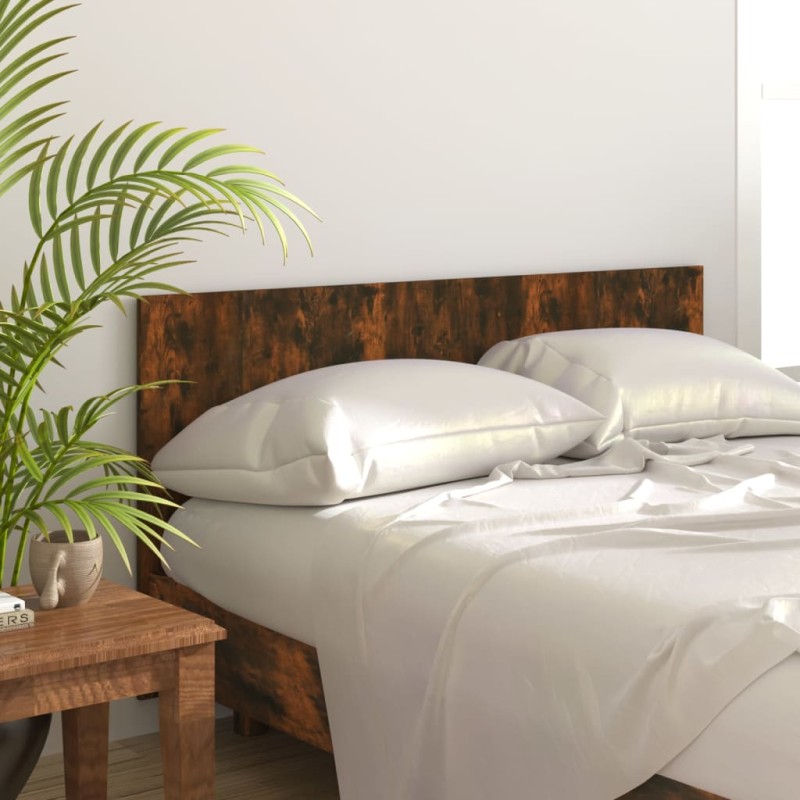 vidaXL Cabecero cama madera contrachapada roble ahumado 160x1,5x80 cm vidaXL Cabecero cama madera contrachapada roble ahumado 160x1,5x80 cm