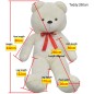 vidaXL Osito de peluche grande marrón 242 cm vidaXL Osito de peluche grande marrón 242 cm