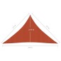 vidaXL Toldo de vela HDPE terracota 160 g/m² 3,5x3,5x4,9 m vidaXL Toldo de vela HDPE terracota 160 g/m² 3,5x3,5x4,9 m