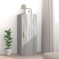 vidaXL Armario de pared madera contrachapada gris Sonoma 34,5x34x90 cm vidaXL Armario de pared madera contrachapada gris Sonoma 34,5x34x90 cm