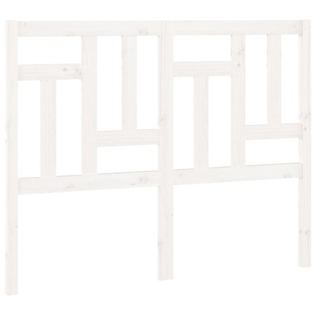 vidaXL Cabecero de cama madera maciza de pino blanco 165,5x4x100 cm