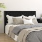vidaXL Cabecero de cama madera maciza de pino negro 125,5x4x100 cm vidaXL Cabecero de cama madera maciza de pino negro 125,5x4x100 cm
