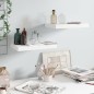 vidaXL Estante flotante de pared 2 uds MDF blanco brillo 40x23x3,8 cm vidaXL Estante flotante de pared 2 uds MDF blanco brillo 40x23x3,8 cm