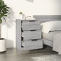 vidaXL Mesita de noche gris Sonoma 40x36x65 cm vidaXL Mesita de noche gris Sonoma 40x36x65 cm