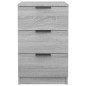 vidaXL Mesita de noche gris Sonoma 40x36x65 cm vidaXL Mesita de noche gris Sonoma 40x36x65 cm