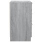 vidaXL Mesita de noche gris Sonoma 40x36x65 cm vidaXL Mesita de noche gris Sonoma 40x36x65 cm