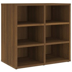 vidaXL Mueble zapatero color marrón roble 52,5x30x50 cm