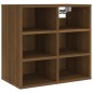 vidaXL Mueble zapatero color marrón roble 52,5x30x50 cm vidaXL Mueble zapatero color marrón roble 52,5x30x50 cm