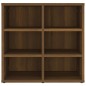 vidaXL Mueble zapatero color marrón roble 52,5x30x50 cm vidaXL Mueble zapatero color marrón roble 52,5x30x50 cm