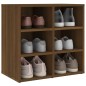 vidaXL Mueble zapatero color marrón roble 52,5x30x50 cm vidaXL Mueble zapatero color marrón roble 52,5x30x50 cm