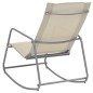vidaXL Balancín mecedora de jardín textilene crema 95x54x85 cm vidaXL Balancín mecedora de jardín textilene crema 95x54x85 cm