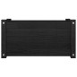 vidaXL Jardineras 2 uds madera maciza de pino negro 60x31x31 cm vidaXL Jardineras 2 uds madera maciza de pino negro 60x31x31 cm